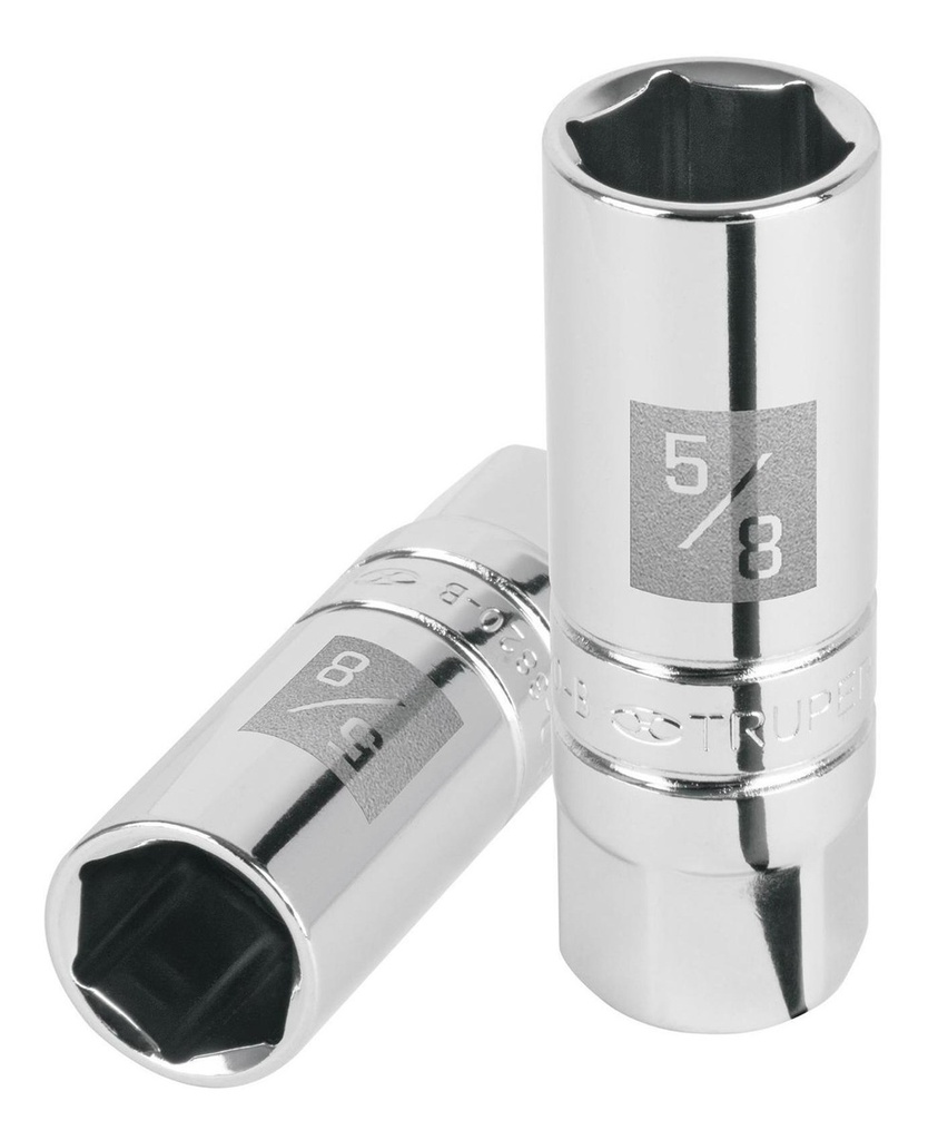 [TR-D-3820-B] Dado 3/8" 6 Puntas Standard P/ Bujia 5/8" Truper 13655