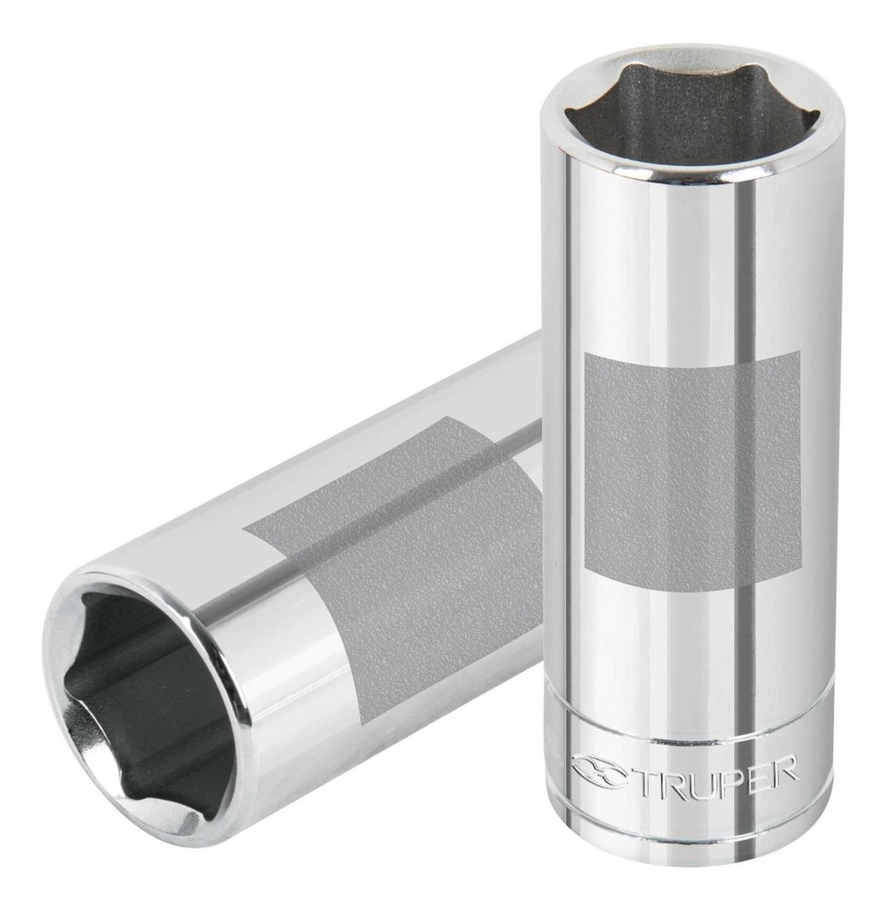 [TR-D-3820-HL] Dado 3/8" 6 Puntas Standard Largo 5/8" Truper 13716