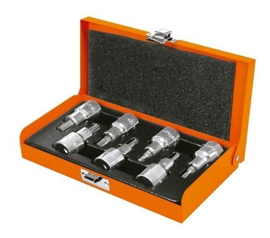 [TR-JPT-1/2X7] Juego Dados 1/2" Torx 7 Pz Truper 13928