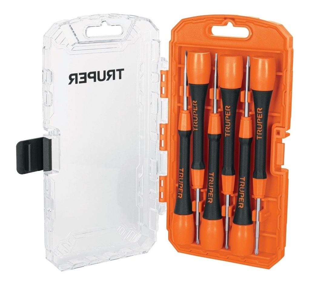 Juego Desarmador Joyero 6 Pz Truper 14202