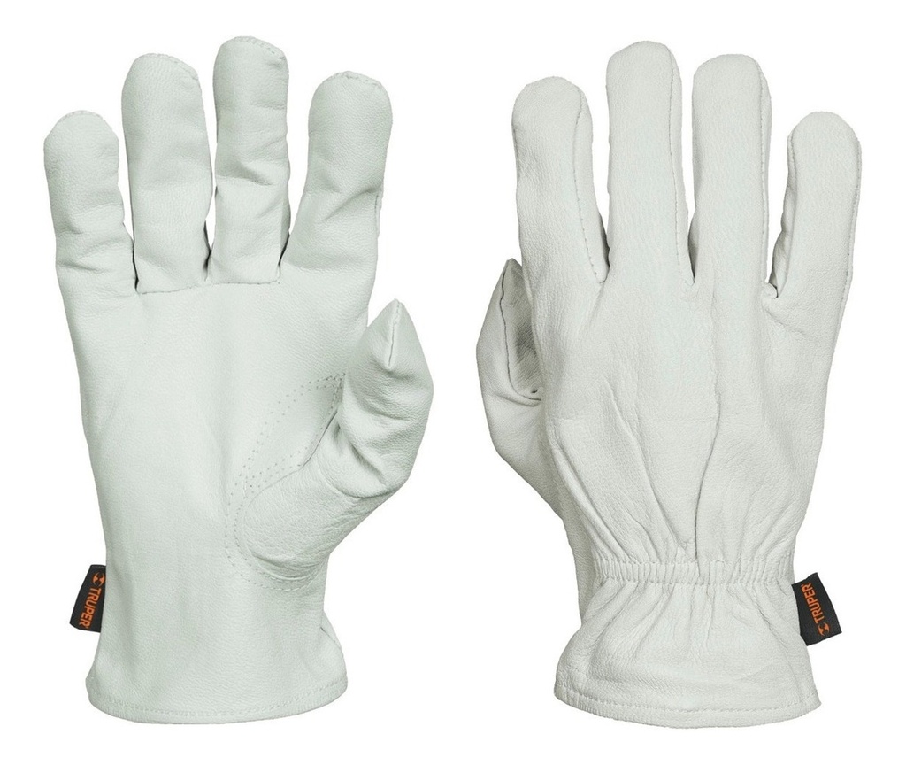Guantes Piel Cabra Largo Truper 14286 Blanco
