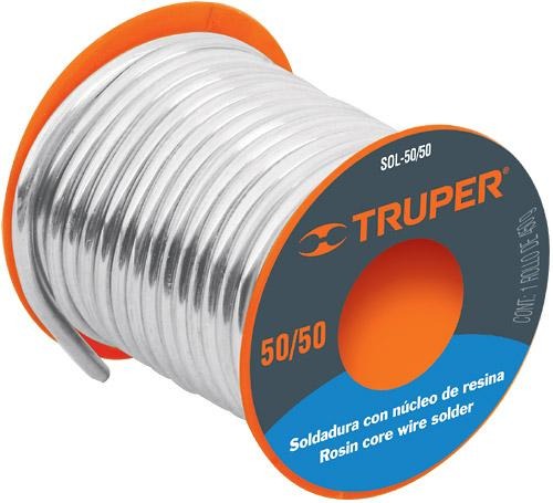 Soldadura Solida 50/50 450 Gr. Tubo Agua Truper 14365