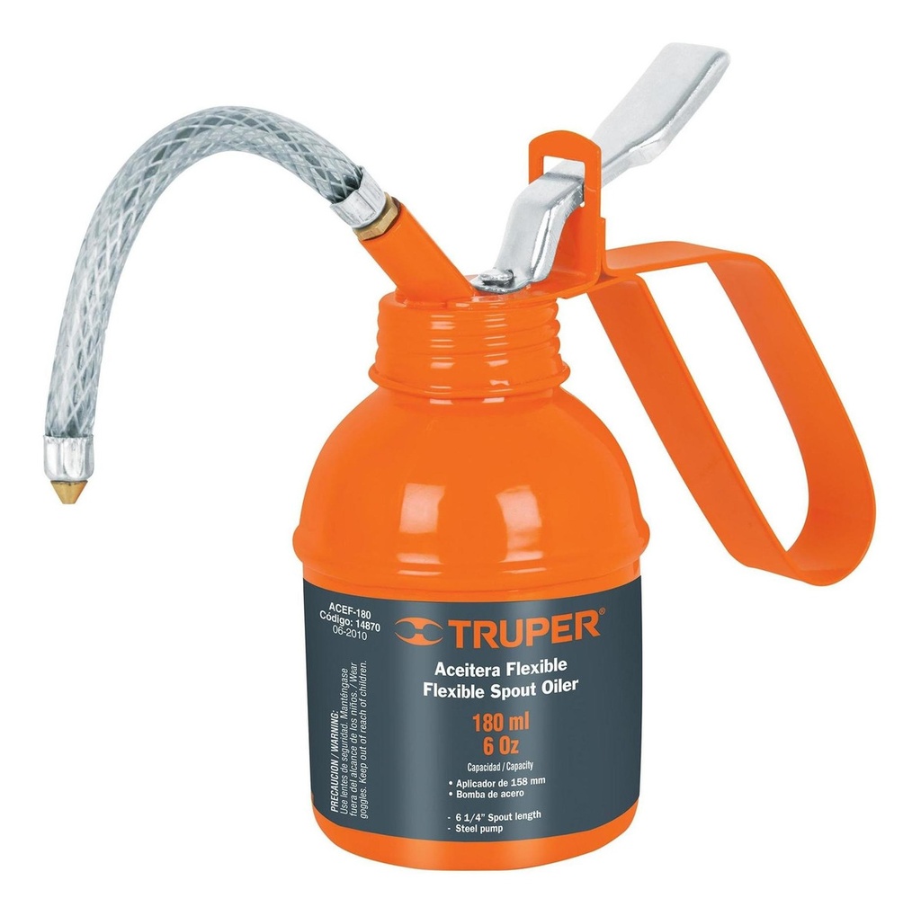 [TR-ACEF-180] Aceitera Flexible 180 Ml Truper 14870