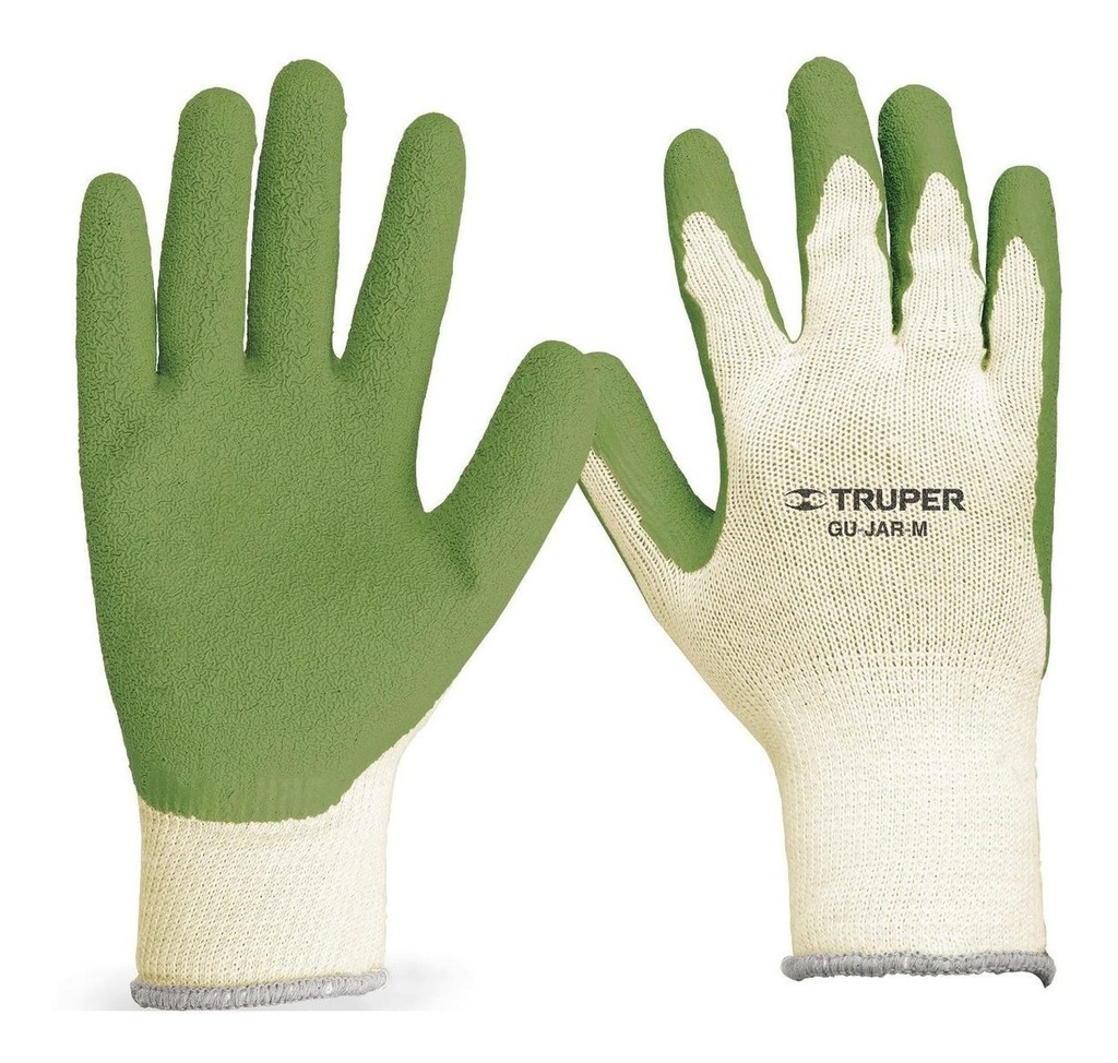 Guantes Poliester Recubierto Latex Chico Truper 15265