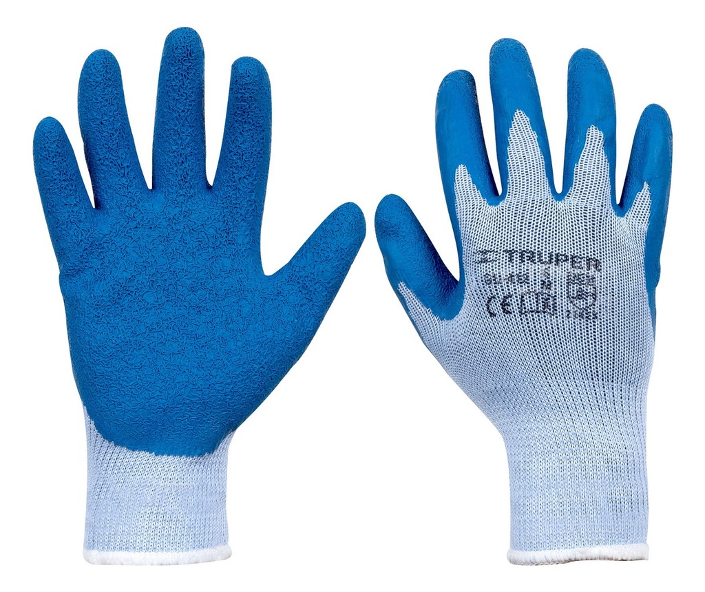 [TR-GU-412] Guantes Poliester Recubierto Latex Mediano Truper 15266