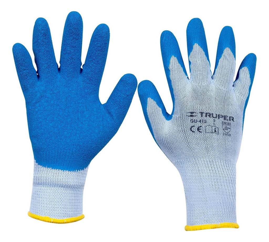 Guantes Poliester Recubierto Latex Grande Truper 15267