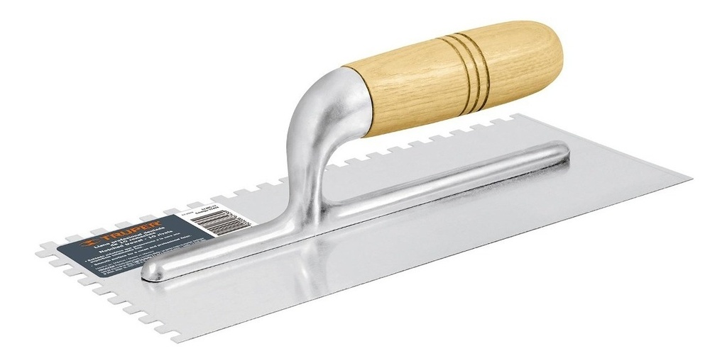 [TR-LLMC-11] Llana Diente Cuadrado 10 Remaches Madera Truper 15404