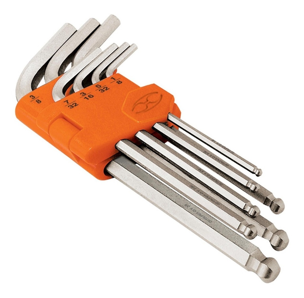 [TR-ALLX-7P] Llaves Allen Std Extralargas 7 Pz Truper 15551