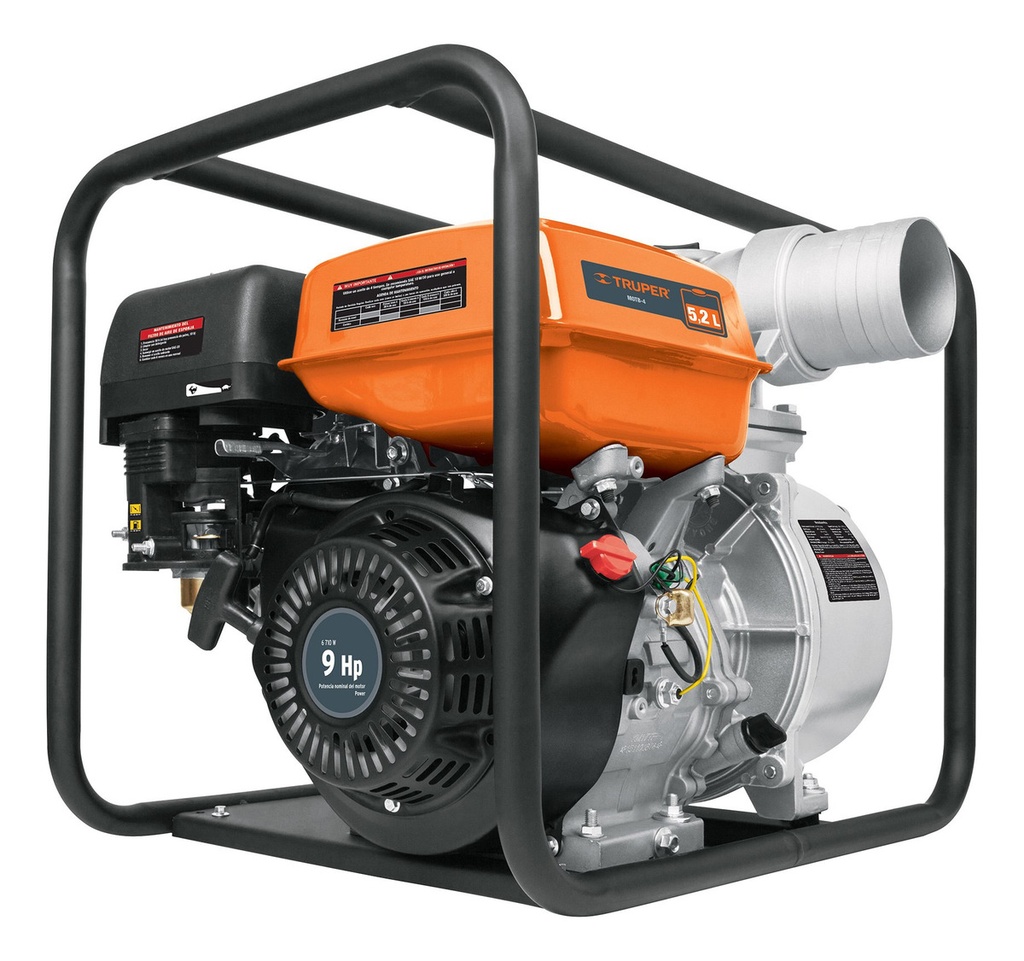 [TR-MOTB-4] Motobomba 9 Hp Salida 4'' Truper 17118