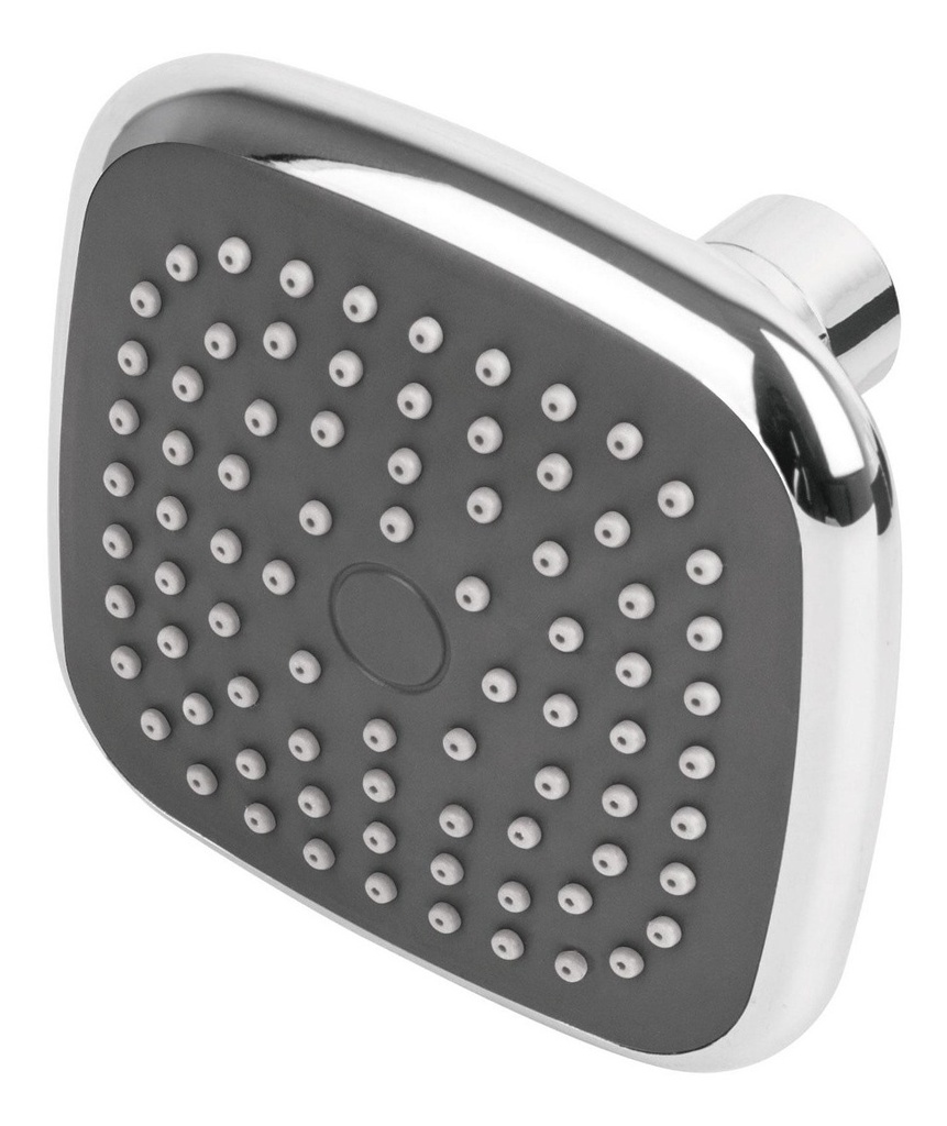 Regadera Cuadrada 3-3/4'' Basic Cabeza Sola Foset 45066