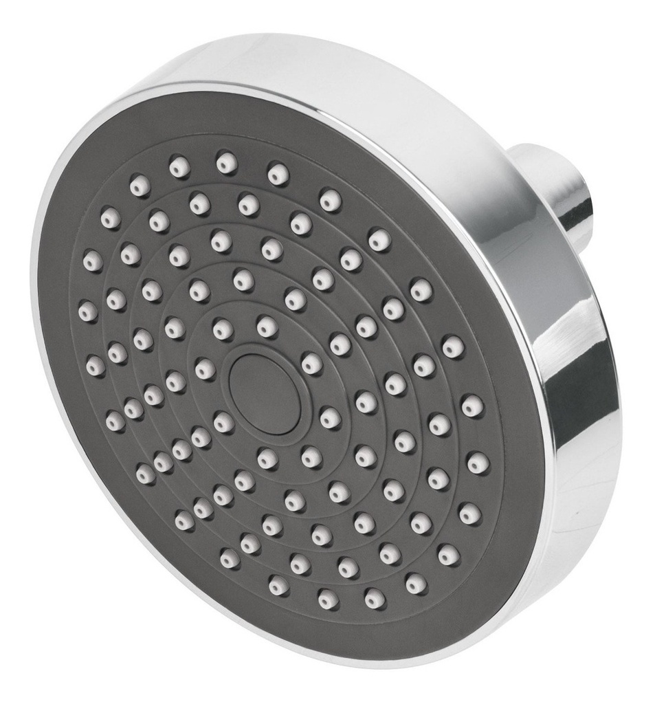 [TR-R-402S] Regadera Redonda 4-1/4" Basic Cabeza Sola Foset 45068 Truper
