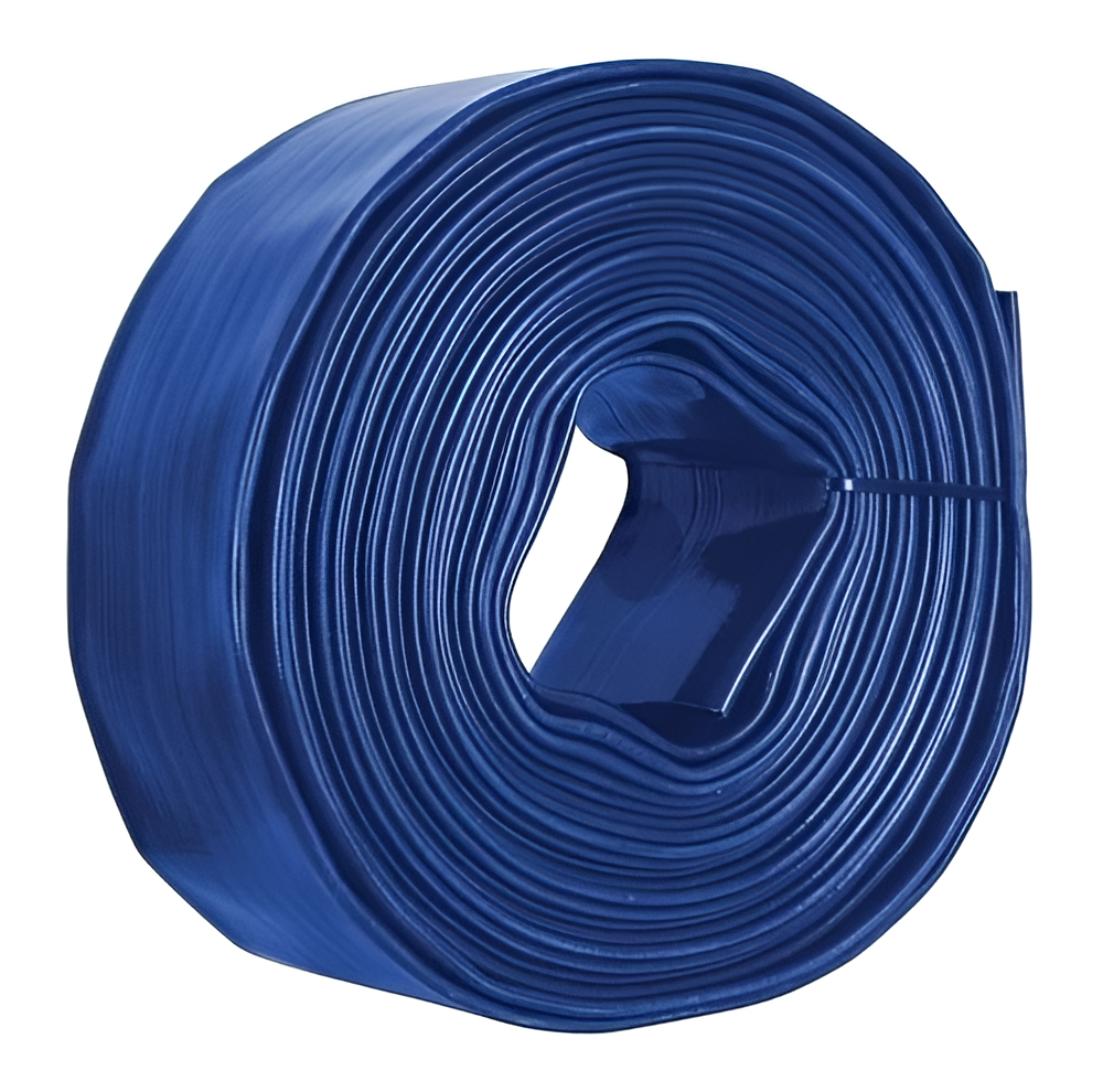 [TR-M35D] Manguera Plana Para Descarga Pvc 3 X50 M Truper 100865 Color Azul