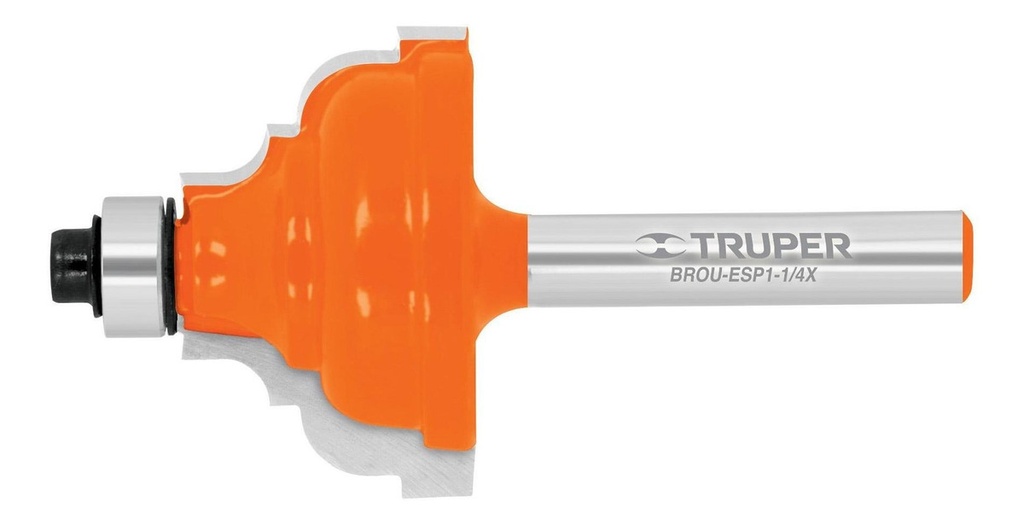 [TR-BROU-ESP1-1/4X] Broca Router Española 1-1/4" Balero Truper 10676