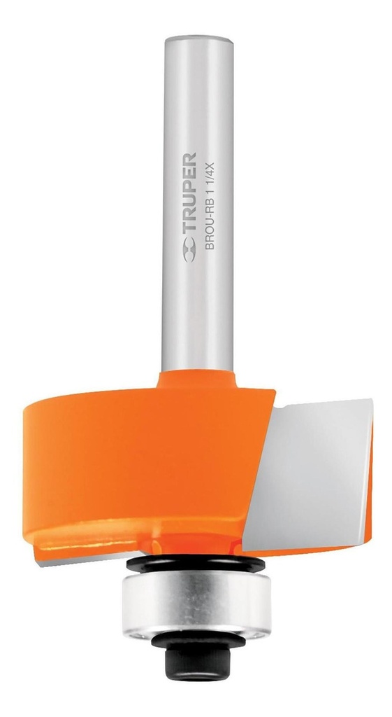 [TR-BROU-RB1-1/4X] Broca Router Rebajado 1-1/4' Balero Truper 11477