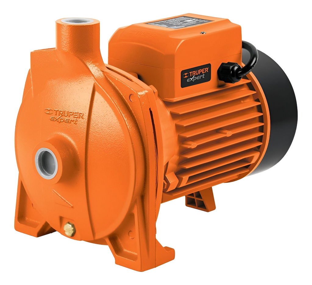 Bomba Agua Centrifuga 1-1/2 Hp Truper 10075 Naranja Oscuro 60 Hz Bifásica