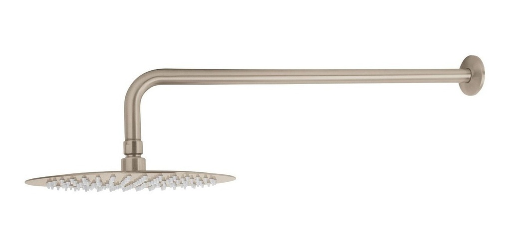 [TR-R-311N] Regadera Riviera 10" Plato Delgado Satin Foset 45078 Truper