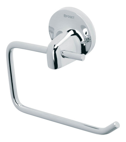 [TR-AQA-78] Accesorio Baño Aqua Portarollo Soporte Y Barra Foset 45164 Color Gris Claro