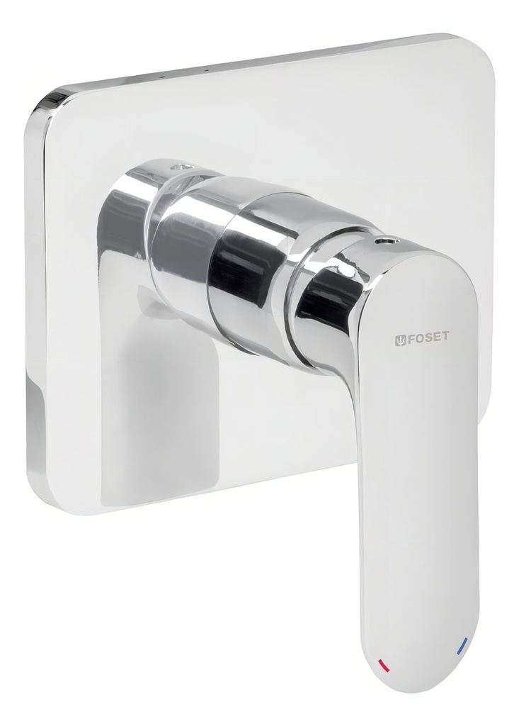 [TR-RIM-71] Monomando Para Regadera, Cromado, Rim-71 45199 Foset Plateado