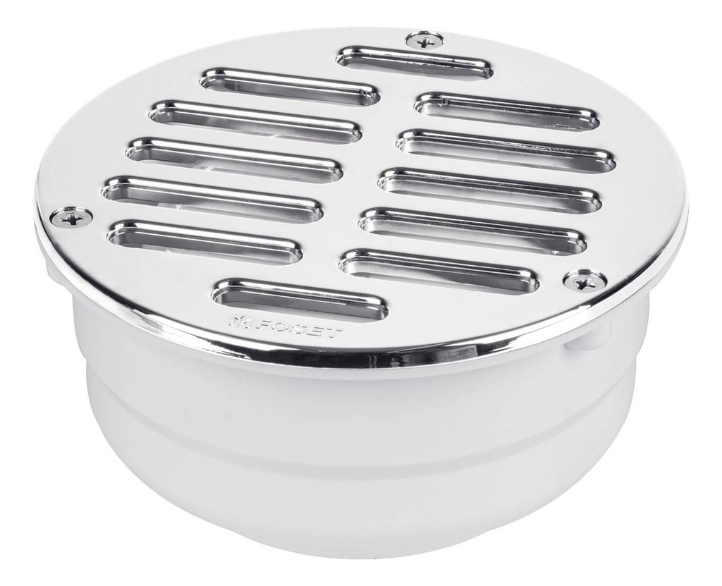 [TR-COL-52] Coladera Universal Abs 5', Rejilla 3 Tornillos Foset 46023