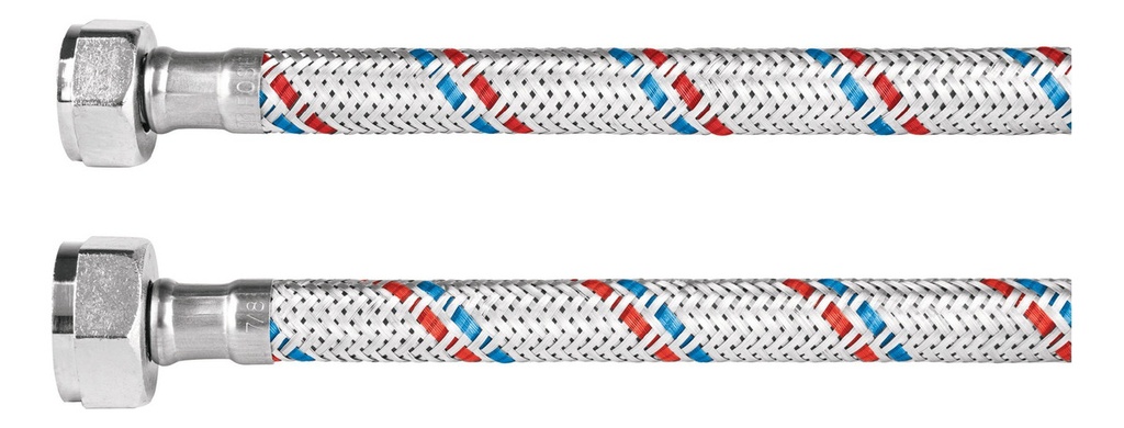 [TR-FWC-50P] Manguera W.c. Basic Laton 1/2'' X 7/8'' 50 Cm Foset 48543 Color Gris