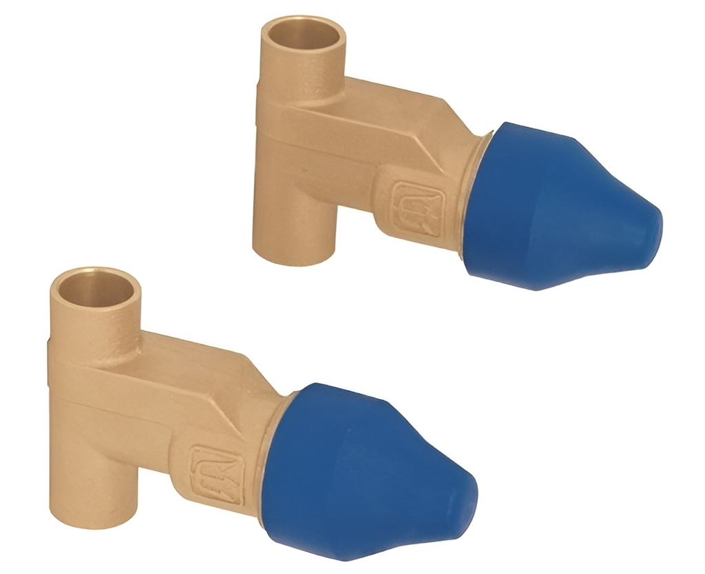 Juego Llaves Empotrar Soldables Foset 49145 Acabado Pulido Color Dorado Oscuro