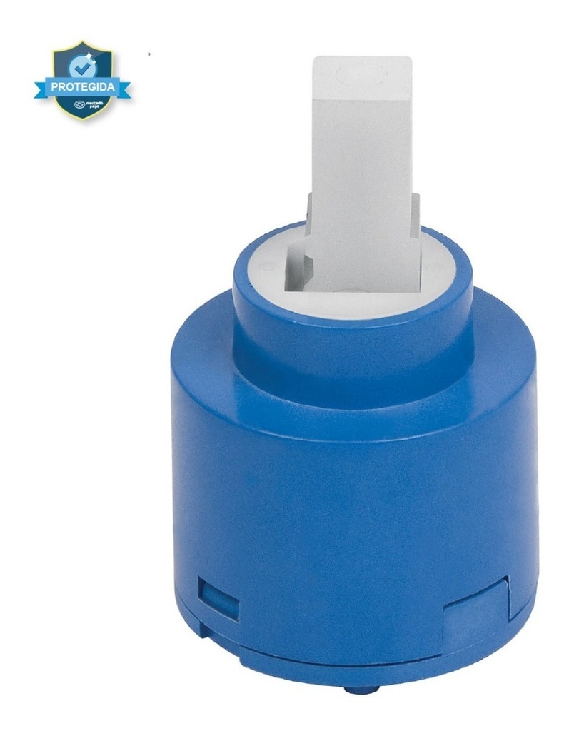 [TR-CARMO-1] Cartucho Monomando F:460,424,398 Y M:024,472 Foset 49438 Acabado Cepillado Color Azul