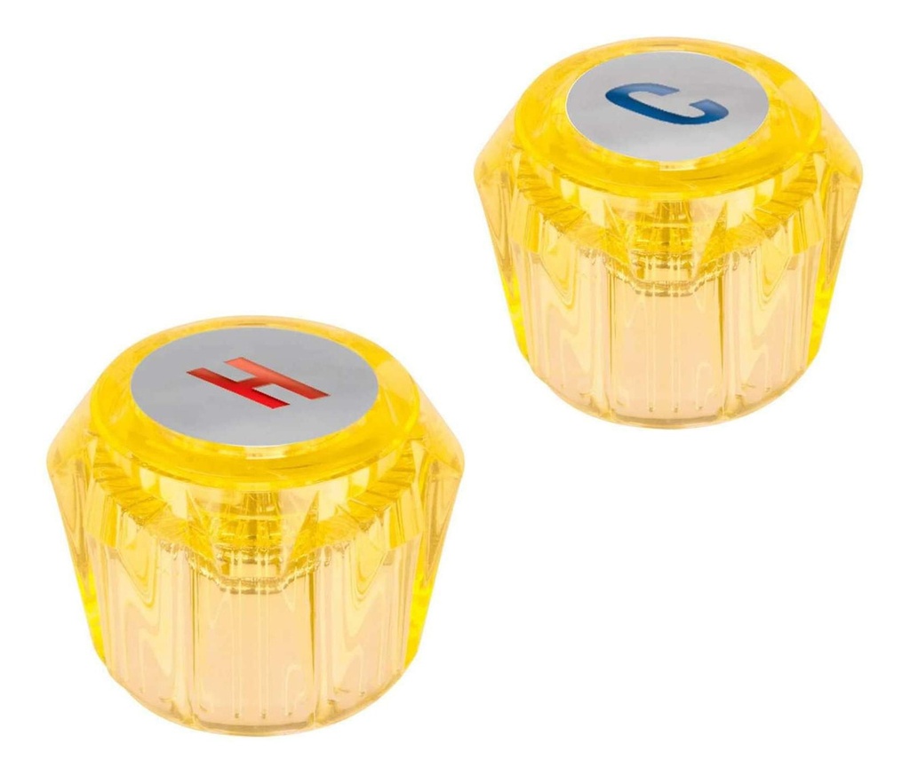 [TR-MM-200A] Manerales Acrilico Lavabo Y Fregadero Ambar Foset 49457 Acabado Brillante Color Amarillo