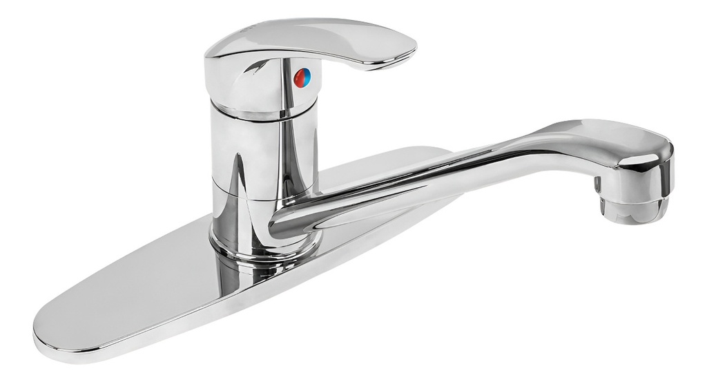 Monomando Abs Fregadero Foset 49551 Plateado Cromado Truper