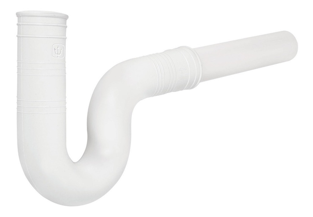Céspol Flexible Fregadero Pvc C/ext 20 Cm1-1/2" Foset 49948 Color Blanco Truper