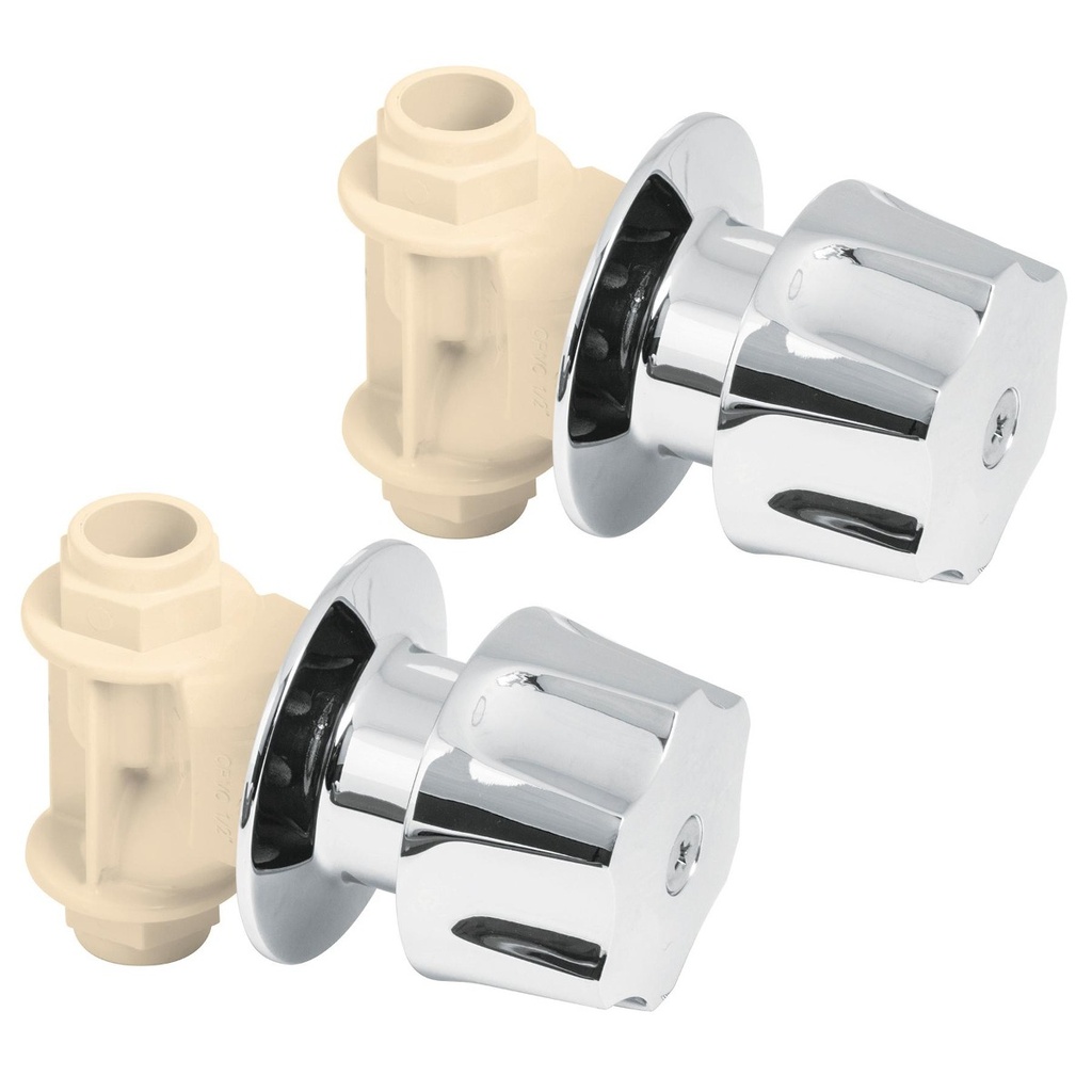 Juego Llaves Empotrar Cpvc Foset 45046