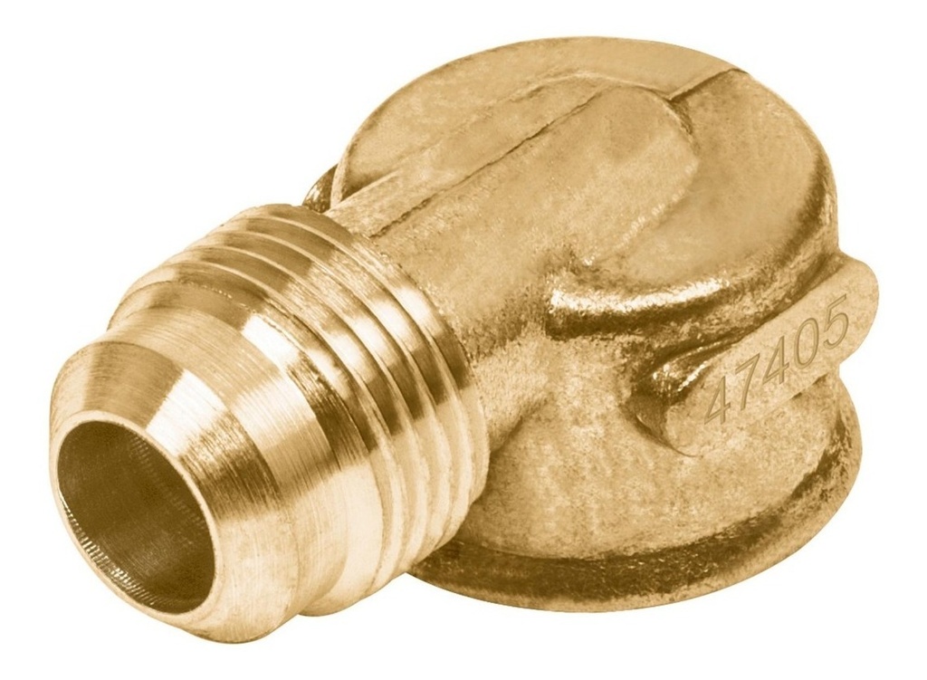 Codo Estufa 90º 3/8" X 1/2" Para Gas Foset 47404 Truper