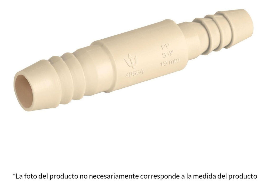 Cople Pp Insercion 1" Foset 48555 Color Crema