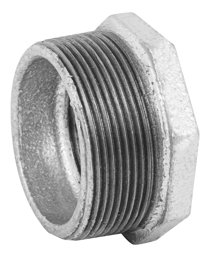 [TR-CG-241] Reduccion Bushing Galvanizada 2" X 1-1/4" Foset 48781 Truper