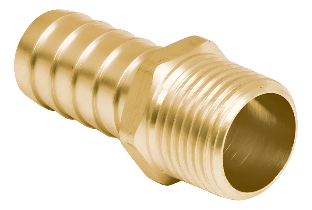 [TR-ADPO-3/4M] Adaptador Para Poliducto Macho 3/4'' Foset 49306 Color Dorado