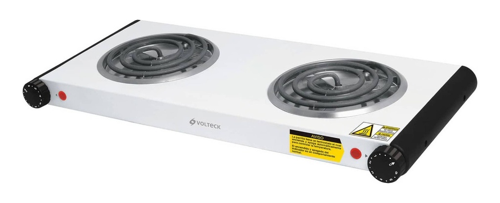 [TR-PAEL-2C] Estufa Eléctrica - Volteck Pael-2c Color Blanco - 2 Hornallas