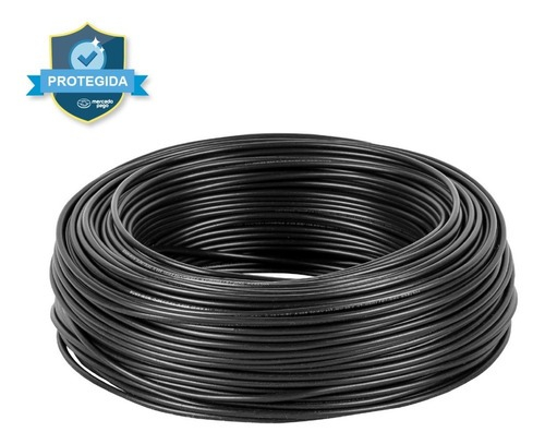 [TR-CAB-14N] Rollo De 100m De Cable Thhw-ls 14 Awg Negro, Volteck 46053