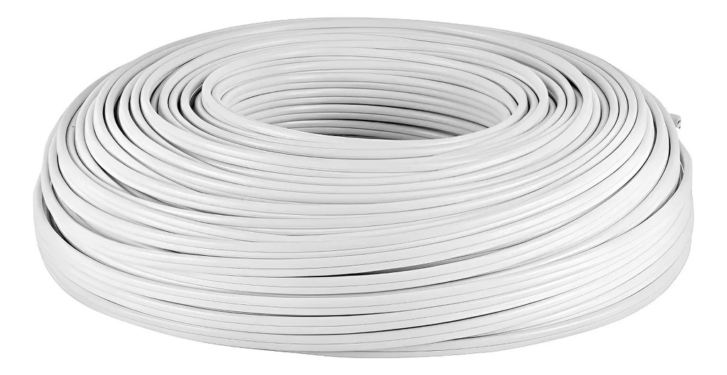 Cordón Duplex Flexible Spt 14 Awg Rollo 100m, Volteck, 46067 Color de la