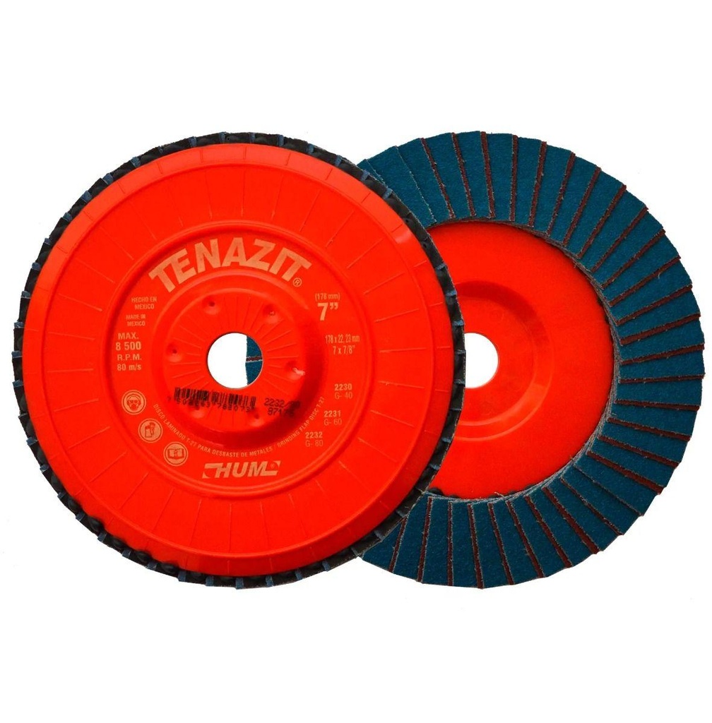 [GM-3991] Disco Laminado Austromex 2230 G40 7" | Desbaste de Alto Rendimiento