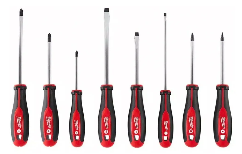 Juego de Desarmadores Milwaukee 8 Pz 48-22-2718