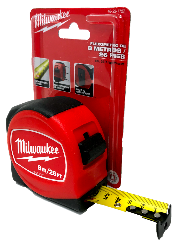 Flexómetro 8m 48-22-7727 Milwaukee