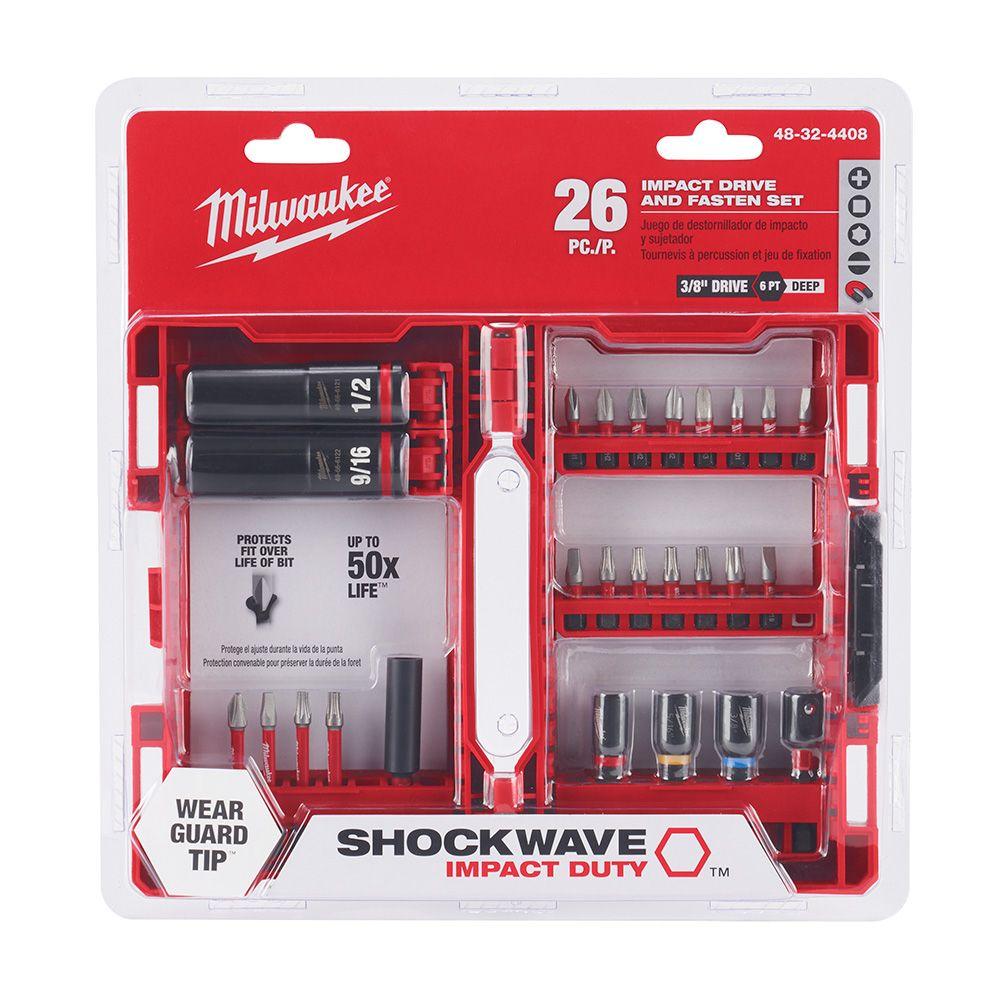 Juego de 26 Destornilladores y Sujetadores SHOCKWAVE™ - 48-32-4408 Milwaukee