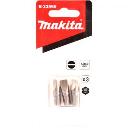 Blíster de 3 puntas planas 1" B23569 Makita