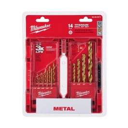 [CM-4528] Juego de brocas titanio 14 Pz 48-89-0011 Milwaukee