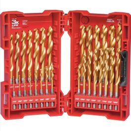 [CM-4552] Juego de brocas de titanio 15pz 48-89-4670 Milwaukee