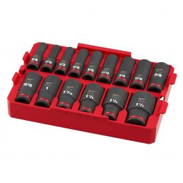 Juego Dados de Impacto Shockwave Impact Duty™ 1/2" 15 Pzs 49-66-6817 Milwaukee