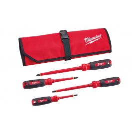 Juego de desarmadores aislados 1000v 4 Pz 48-22-2204 Milwaukee