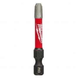 Puntas PH3 Phillips Shockwave™ para impacto de 2” 25 Pzs 48-32-4763 Milwaukee
