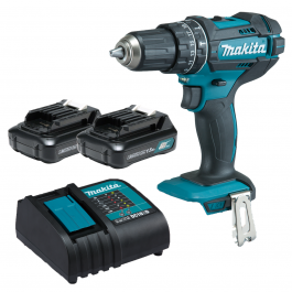 Rotomartillo Inalámbrico 1/2" 18V Makita DHP482SYE con 2 Baterías