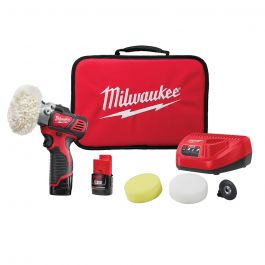Pulidora Angular 3" 12V Milwaukee 2438-22 para Acabados en Metal