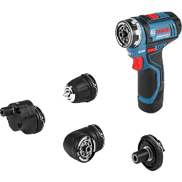 Taladro Atornillador 12V 3/8" Brushless Bosch GSR 12V-15 FC con Kit